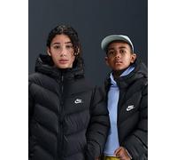 Nike Big Kids' All Day Play Padded Jacket, Black/White, Size Xs Black/White