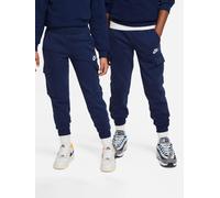 Nike Big Kids' Club Fleece Cargo Joggers, Midnight Navy/White, Size Xl=13-15 Years Midnight Navy/White
