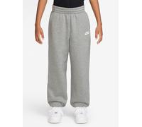 Nike Big Kids' Club Fleece Loose Fit Joggers, Dk Grey Heather/ Grey/White, Size L=12-13 Years Dk Grey Heather/ Grey/White