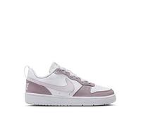 Nike Big Kids Court Borough Low Recraft Trainers, White/Venice-Plum Fog-White, Size 3 Older White/Venice-Plum Fog-White