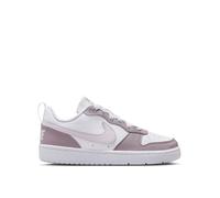 Nike Big Kids Court Borough Low Recraft Trainers, White/Venice-Plum Fog-White, Size 5.5 Older White/Venice-Plum Fog-White