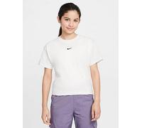 Nike Big Kids Girls Sportswear Boxy Essential T-Shirt, White, Size Xl White