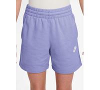 Nike Big Kids Girls Sportswear Club 5 Inch French Terry Shorts, Light Thistle/Light Thistle/Wh, Size Xs Light Thistle/Light Thistle/Wh