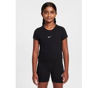 Nike Sportswear Older Kids' (Girls') Cropped T-Shirt - Black - Modal/Cotton/Elastane XL