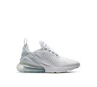 Nike Air Max 270 GS All White Metallic Silver 943345-103 BRAND NEW