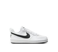 Nike Big Kids Nike Court Borough Low Recraft Trainers, White/Black, Size 5 Older White/Black