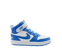 Nike Big Kids Nike Court Borough Mid 2 Trainers, White/Blue Crystal-Blue Crysta, Size 10 Younger White/Blue Crystal-Blue Crysta