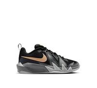 Nike Big Kids' S.T. Dynamite Basketball Trainers, Black/Metallic Gold-Wolf Grey-, Size 3 Older Black/Metallic Gold-Wolf Grey-