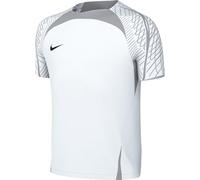 NIKE, Big Kids' Short-Sleeve Soccer Top (Stock), Soccer T-Shirt, White/Wolf Grey/Black, L, Unisex Child