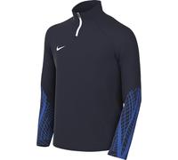 NIKE, Big Kids' Soccer Drill Top (Stock), Calcium Thermal Shirt, Obsidian/Obsidian/Royal Blue/White, Xs, Unisex Child