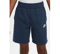 Nike Big Kids Sportswear Club French Terry Shorts, Midnight Navy/White, Size Xs Midnight Navy/White