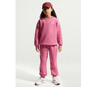 Nike Big Kids Sportswear Club Oversized Sweatshirt, Peony/Peony/White, Size L Peony/Peony/White