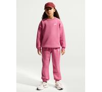 Nike Big Kids Sportswear Club Oversized Sweatshirt, Peony/Peony/White, Size Xl Peony/Peony/White