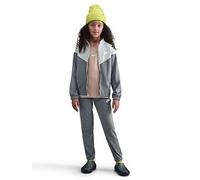 Nike Big Kids Sportswear Dri-FIT Tracksuit, Smoke Grey/Lt Smoke Grey/White, Size L Moke Grey/Lt Smoke Grey/White