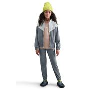 Nike Big Kids Sportswear Dri-FIT Tracksuit, Smoke Grey/Lt Smoke Grey/White, Size M Moke Grey/Lt Smoke Grey/White
