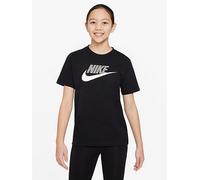 Nike Sportswear Older Kids' T-Shirt - Black - Cotton S