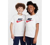 NIKE Boy's K NSW TEE Futura HBR T-Shirt, White, 10-11 Years
