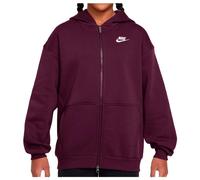 Nike - Big Kid's SW Club Fleece Oversized Full-Zip Hoodie - Casual jacket size M, purple