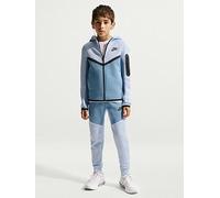 Nike Big Kids Tech Fleece Full Zip Hoodie, Hydrogen Blue/Work Blue/Black/, Size Xs Hydrogen Blue/Work Blue/Black/