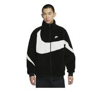 Nike Big Swoosh Reversible Boa Jacket Asia Sizing 'Black White' BQ6546-011 M