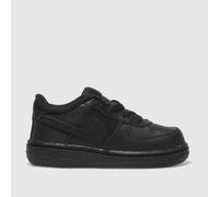 Nike Black Air Force 1 Toddler Trainers UK 4.5 (EU 21)