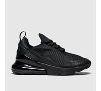Nike Black Air Max 270 Youth Trainers UK 6 (EU 39)