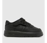 Nike Black Force 1 Low EasyOn Toddler Trainers UK 2.5 (EU 18½)