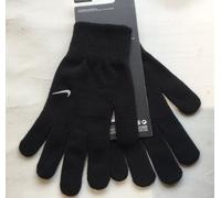 Nike Black Knitted Gloves Size S/M Adults Mens Youths Winter Football Running