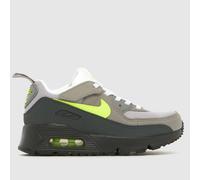 Nike Black Multi Air Max 90 Boys Junior Trainers UK 13 (EU 31½)