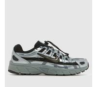 Nike Black & Silver P-6000 Youth Trainers UK 6 (EU 39)