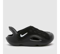 Nike Black & White Aqua Swoosh Toddler Sandals UK 4.5 (EU 21)