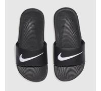 Nike Black & White Kawa Junior Sandals UK 10.5 (EU 28)