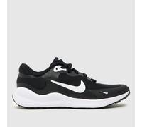 Nike Black & White Revolution 7 Youth Trainers UK 1 (EU 33)