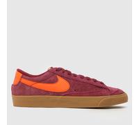 Nike Blazer Low 77 Vintage Trainers in Burgundy UK 5 (EU 38½)