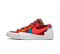 NIKE Blazer Low/Sacai/KAWS Mens Trainers DM7901 Sneakers Shoes (UK 9.5 US 10.5 EU 44.5, Team red hot Lava White 600)