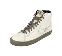 NIKE Blazer Mid '77 Men's Trainers Sneakers Leather Shoes DV7194 (White/Black/White/Smoke Grey 100 UK8 (EU42.5)