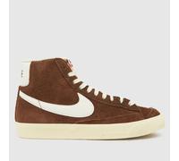 Nike blazer mid 77 trainers in brown UK 3 (EU 36)