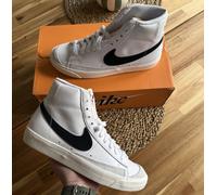 Nike Blazer Mid 77 Vintage White Black UK 4.5 US 5 (BQ6806-100) - NEW