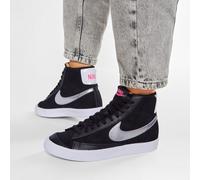 NIKE BLAZER MID 77 VINTAGE WOMEN'S TRAINERS UNISEX BLACK/SILVER