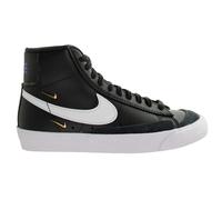 Nike Blazer Mid '77 Womens Black Trainers Leather - Size UK 4