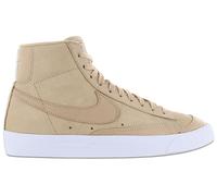 Nike Blazer Mid Premium Women's Sneakers Leather Beige DQ7572-200 Casual Shoes