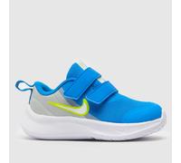 Nike Blue Star Runner 3 Boys Toddler Trainers UK 2.5 (EU 18½)