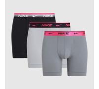 Nike Boxer Brief 3 Pack Hyper Pink Metallic Armx Wolf Grey Clear Grey