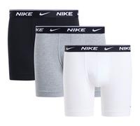 NIKE Men's Cotton Stretch Boxer Briefs, 3-Pack, Adobe Brown, S