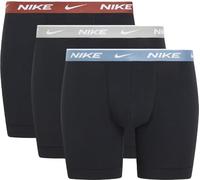 Nike Boxer Brief 3PK Underwear, Blk-Mrs Stn/Gry HTHR/SMKY BLE WB, S Men