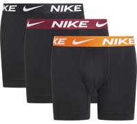 Nike Boxer Brief 3PK Underwear, Blk-Safety Orange/Team Red/Blk, XS Men