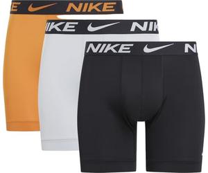NIKE Boxer Brief 3PK Underwear, Wolf Grey/Monarch/Black, S Men
