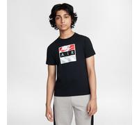 Nike Boys Air Jersey Crew Neck Short Sleeve T-Shirt in Black - Size 7-8Y