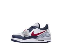 NIKE Boys Air Jordan Legacy 312 Low (Gs) Sneaker, White Varsity Red Midnight Navy, 4 UK