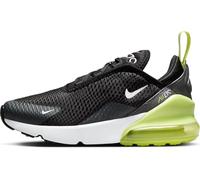 Nike Air Max 270 Kids Fashion Trainers in Black White Lemon - 5.5 UK